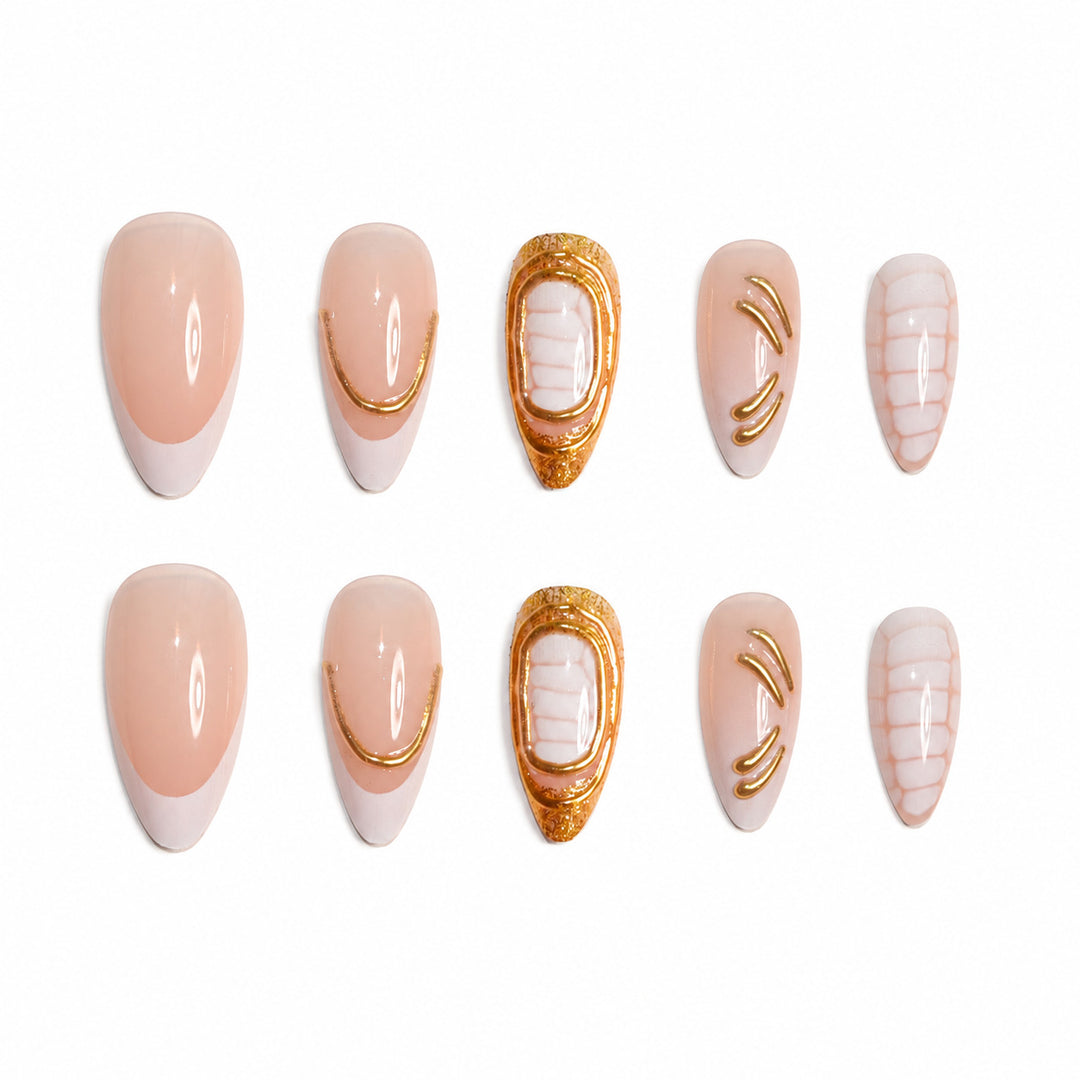 Premium Nails with Art Design Stornfield