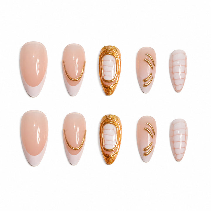 Premium Nails with Art Design Stornfield