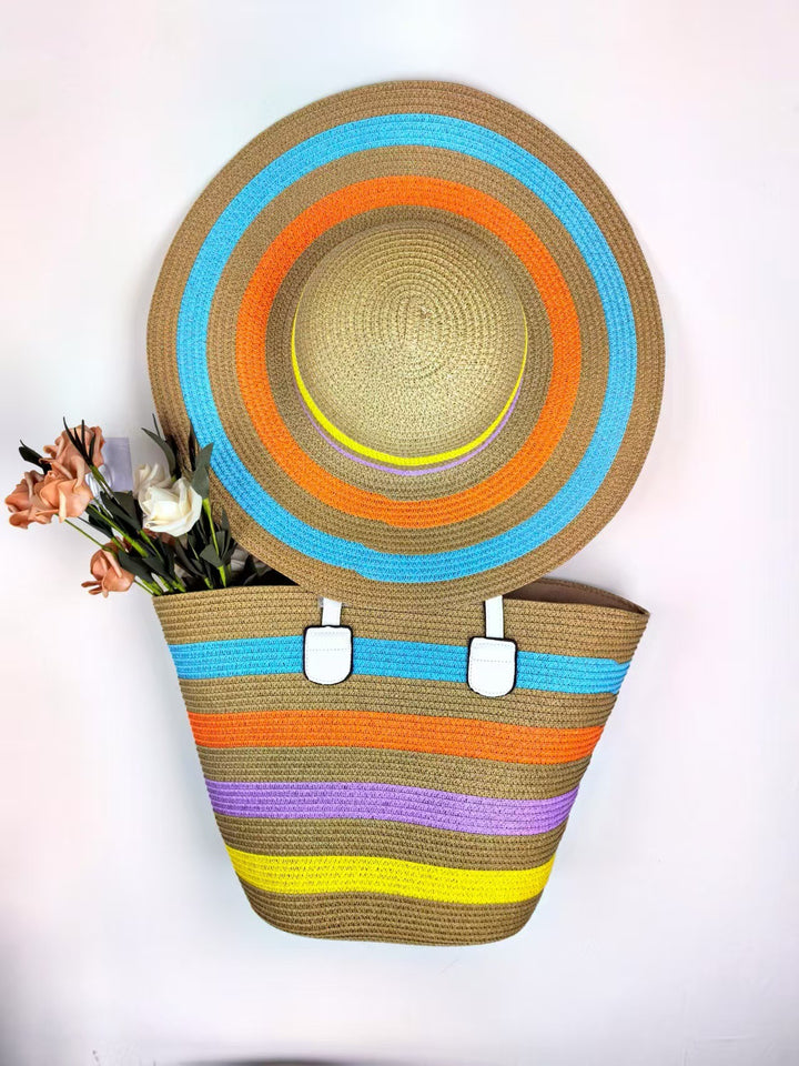 Beach bag with matching sun hat Stornfield