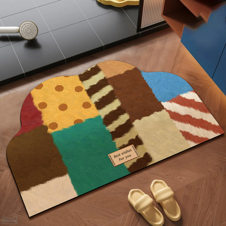 Plush Leopard Print Area Rug