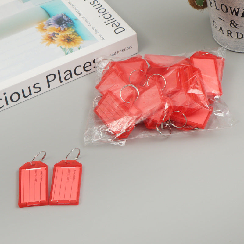 Unisex Label Keychain in Practical Set Kalsten
