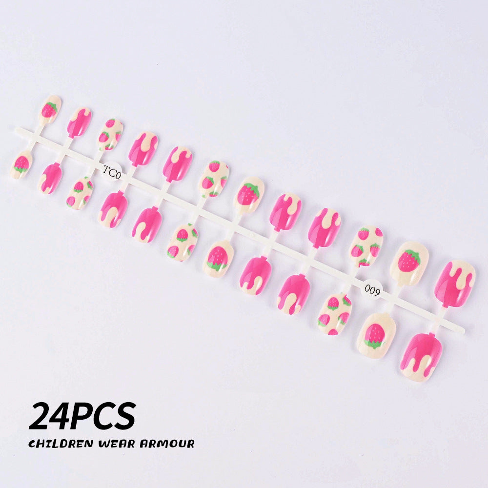 Children's Fun-Themed Press-On Nail Set Stornfield