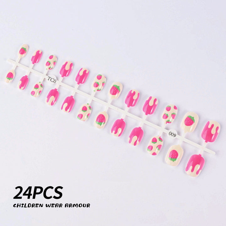 Children's Fun-Themed Press-On Nail Set Stornfield
