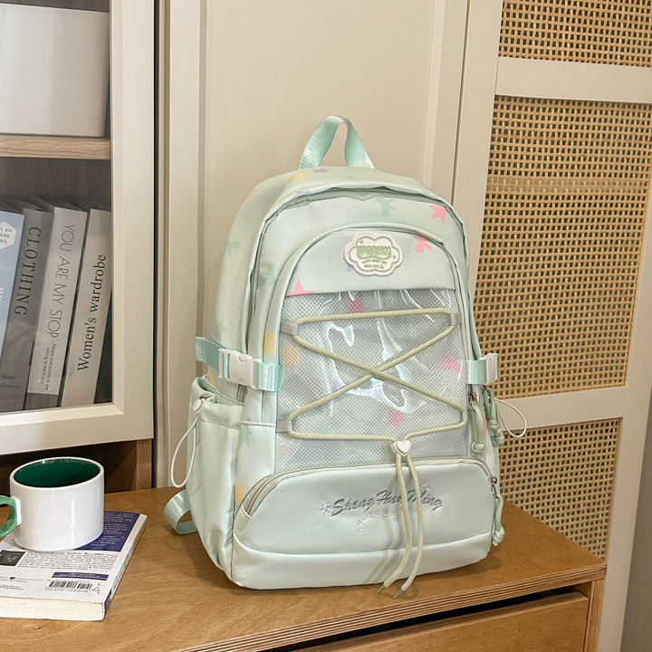 Stylish Star-Embellished Backpack Stornfield