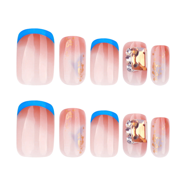 Artificial Glitter Nails with Glossy Finish Stornfield