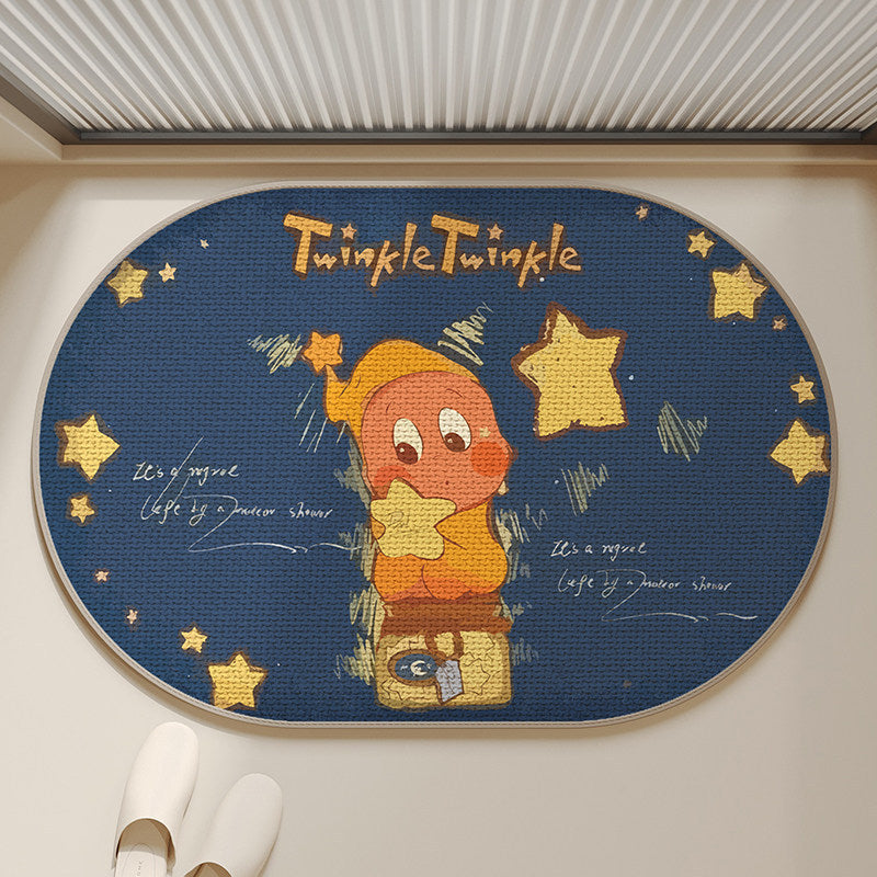 Playful Cartoon-Themed Area Rug