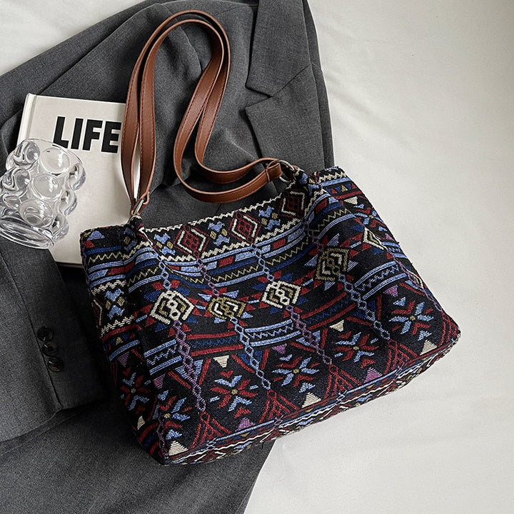 Bohemian Style Woven Handbag