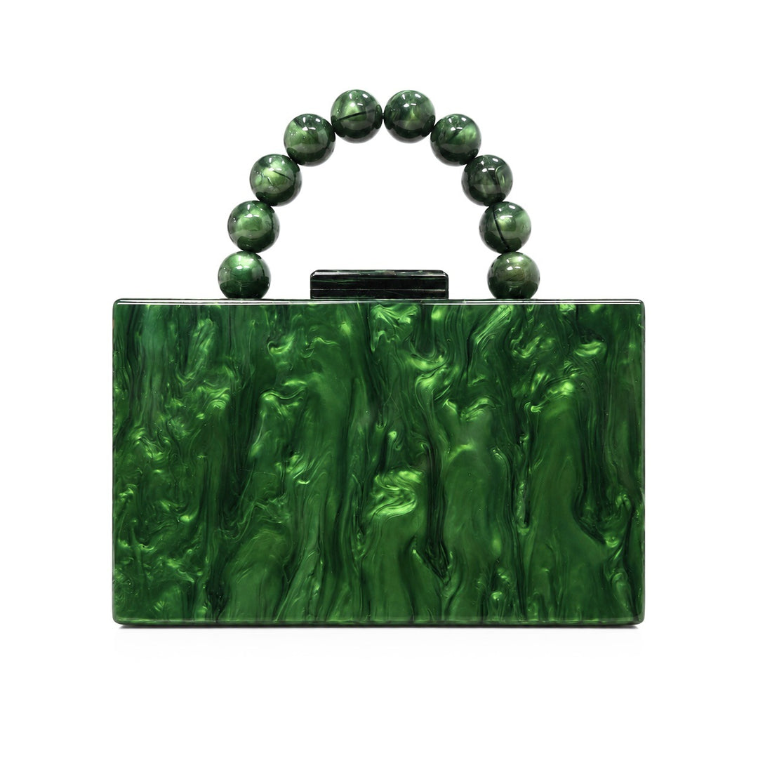 Elegant Acrylic Structured Handbag