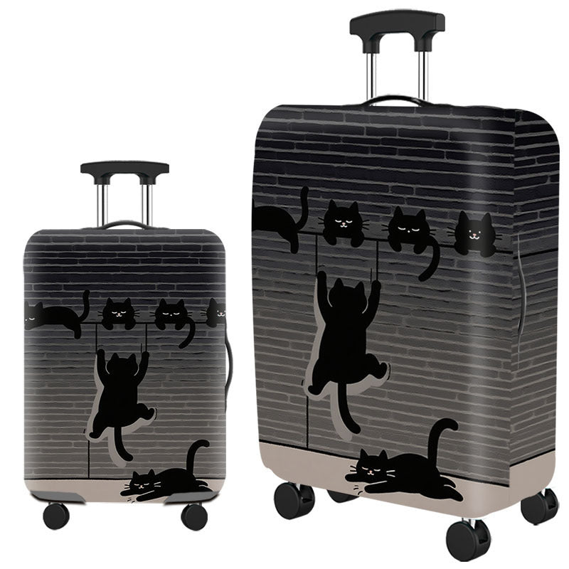 Tropical Leaf Print Hard Shell Luggage Stornfield