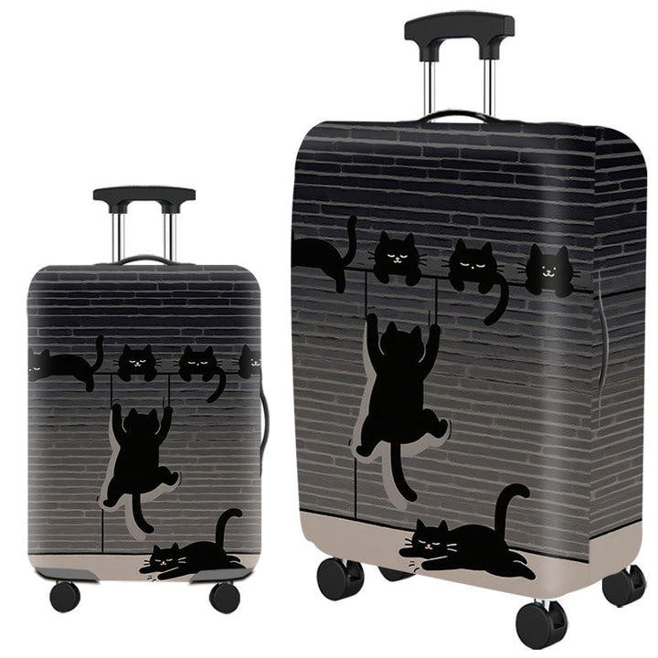 Tropical Leaf Print Hard Shell Luggage Stornfield