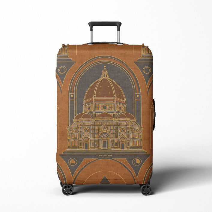 Women's Travel Trolley Stornfield  with elegant baroque pattern