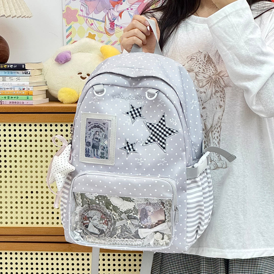 Star-Embellished Decorative Backpack Stornfield