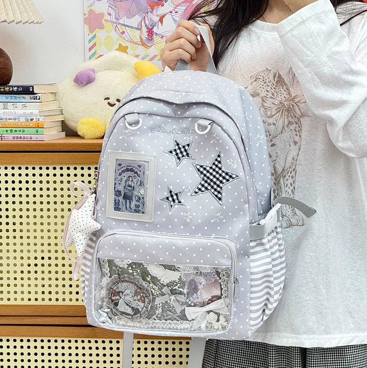 Star-Embellished Decorative Backpack Stornfield