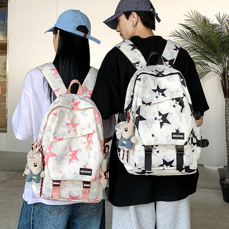 Fun Star-Patterned Backpack Stornfield