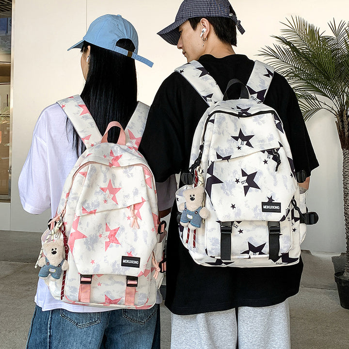 Fun Star-Patterned Backpack Stornfield