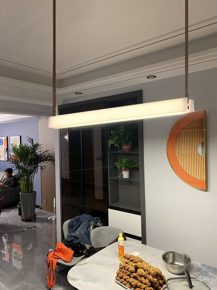 Modern Linear LED Pendant Light Fixture