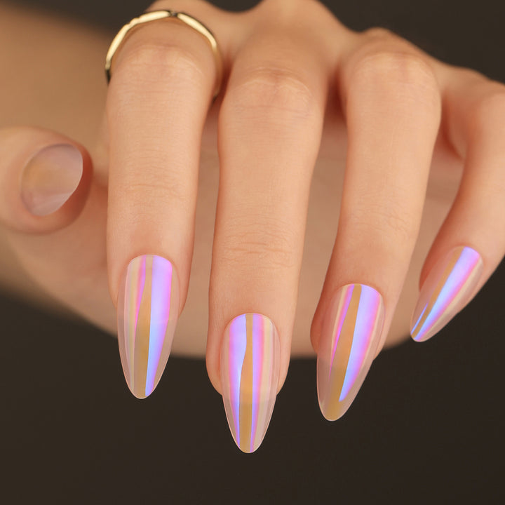 Stylish and shimmering nail extensions Stornfield