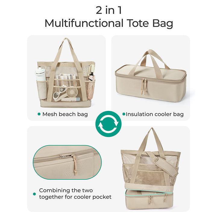 Cooler bag with insulated inner compartment Stornfield