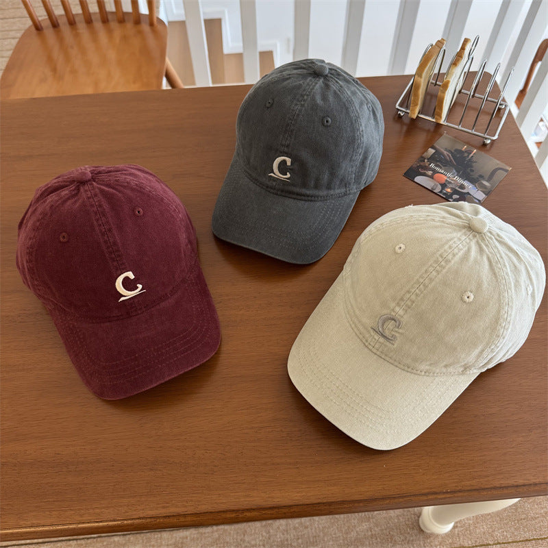 Men's Vintage-Inspired Washed Denim Cap Stornfield