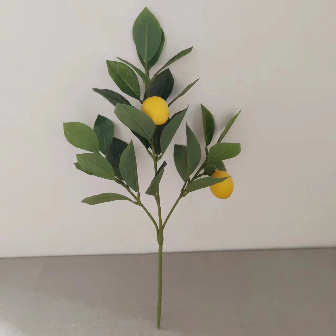 Decorative Lemon Leaf Stem