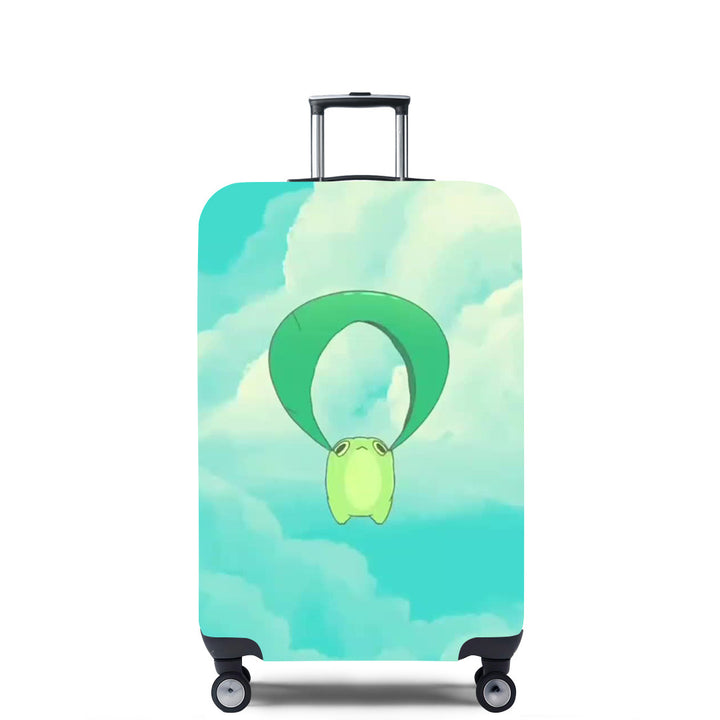 Unisex Hard Shell Suitcase with Creative Travel Motif Stornfield