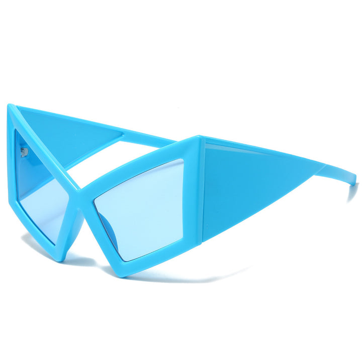 Futuristic Geometric Shield Sunglasses Stornfield