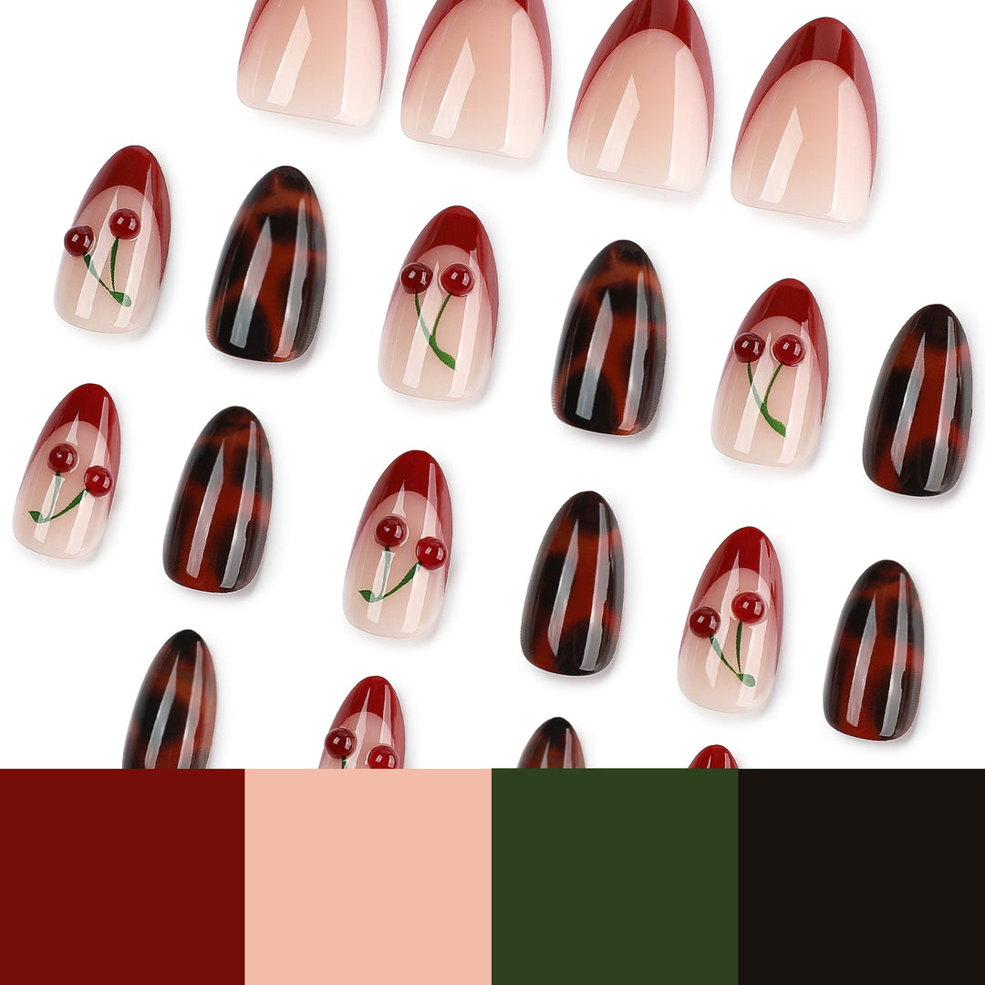 Creative Nail Art in Cherries Design Stornfield