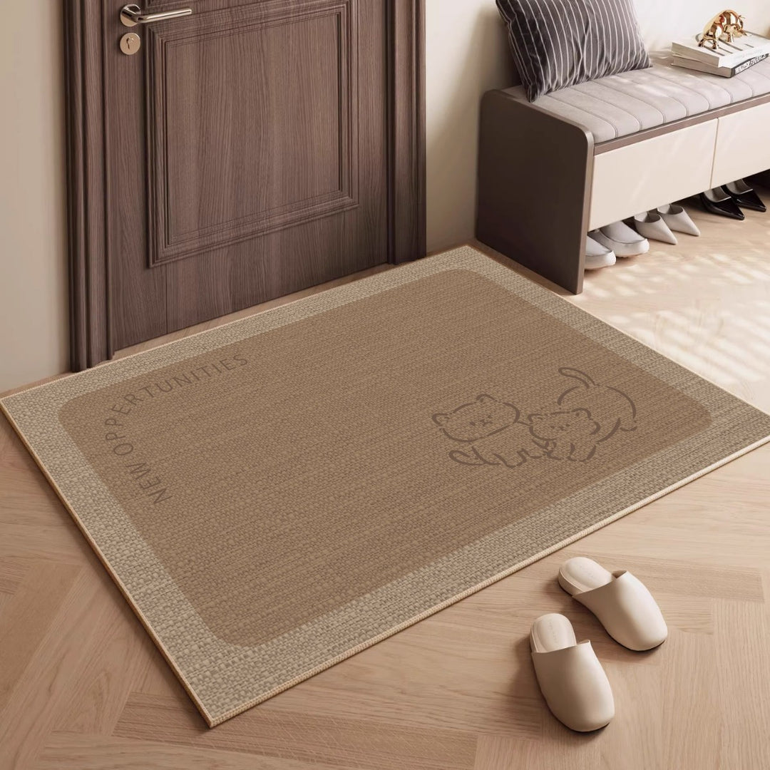 Geometric Pattern Entryway Mat