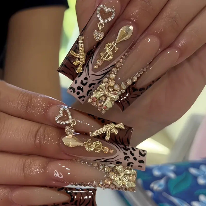 Luxury Themed Press-On Nail Art Stornfield