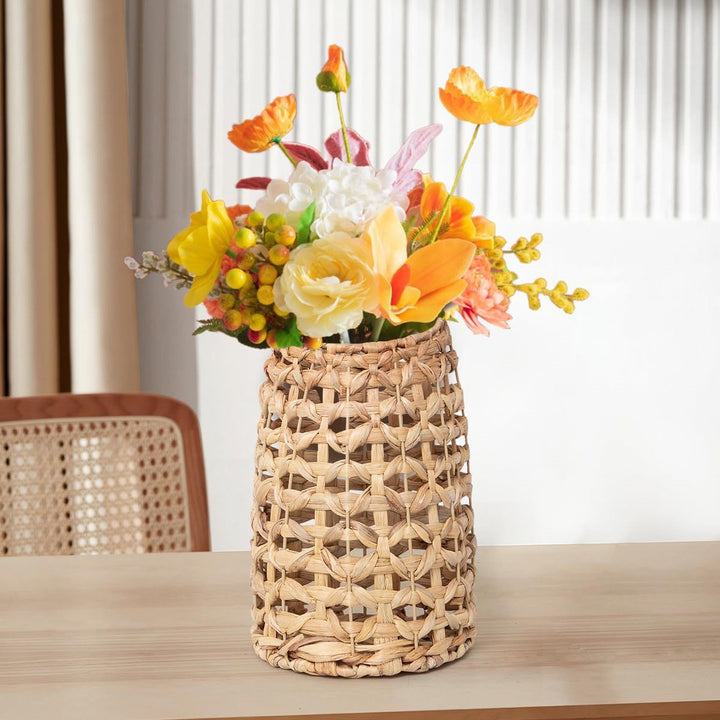 Handwoven basket with suspension device Stornfield