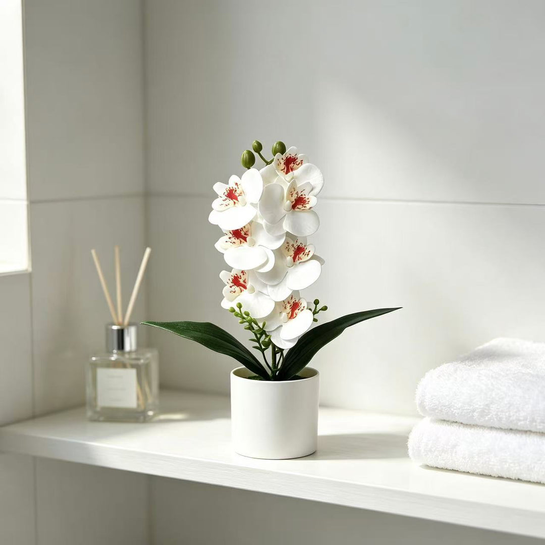 Lifelike Orchid Flower Decoration