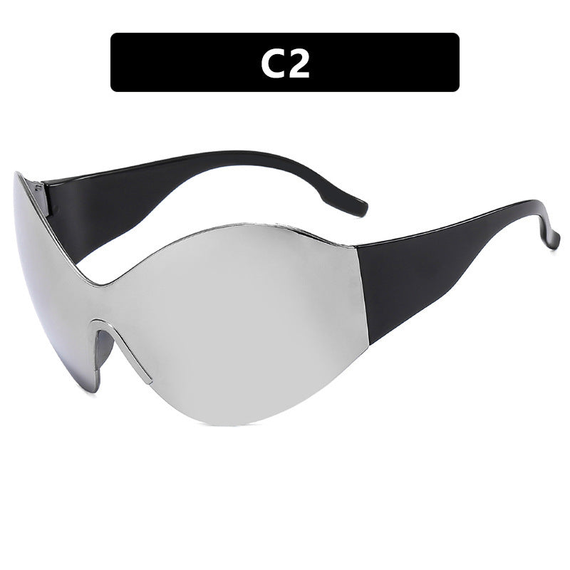 Women's visor-style sunglasses with innovative protection design Stornfield
