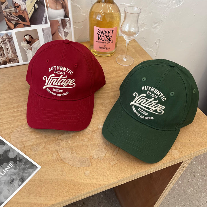 Men's Vintage-Inspired Cotton Baseball Cap Stornfield