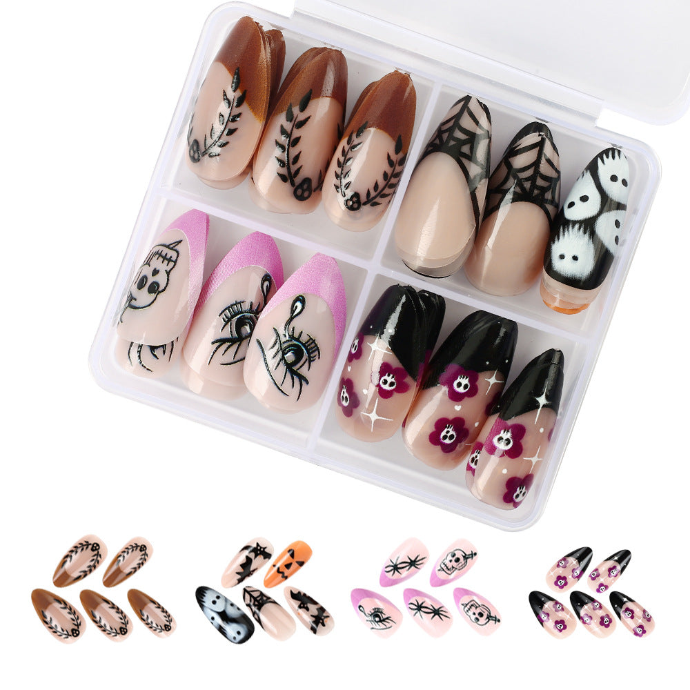 Spooktacular Halloween-Themed Press-On Nails Stornfield