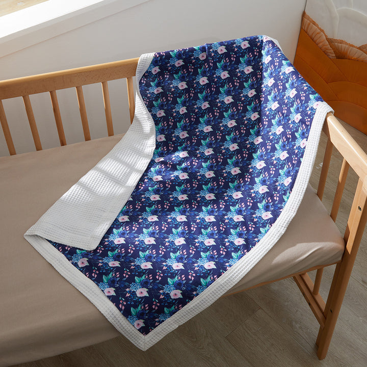 Floral Patterned Baby Blanket Stornfield