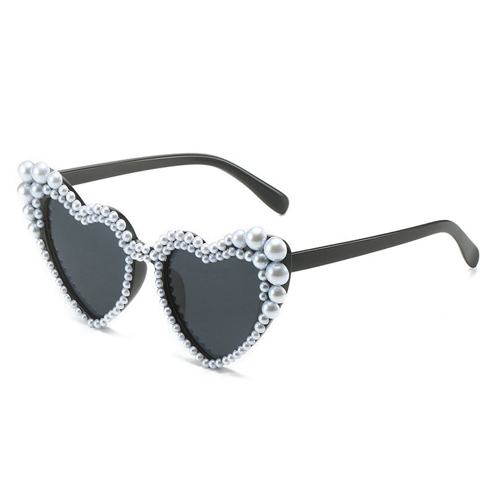 Cat-Eye Pearl-Embellished Sunglasses Stornfield