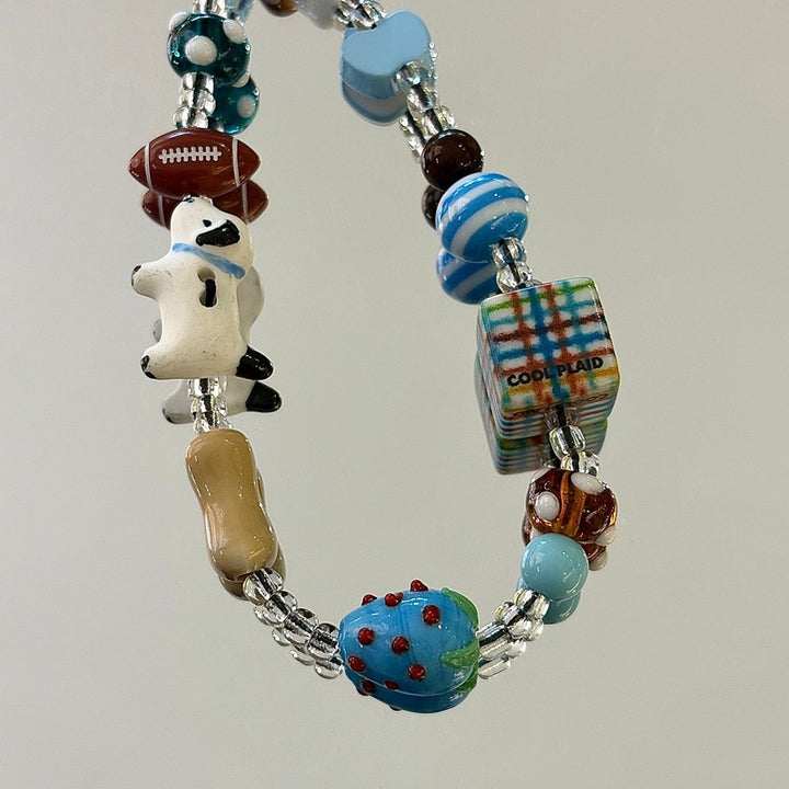 Handcrafted Beaded Charm Lanyard Stornfield