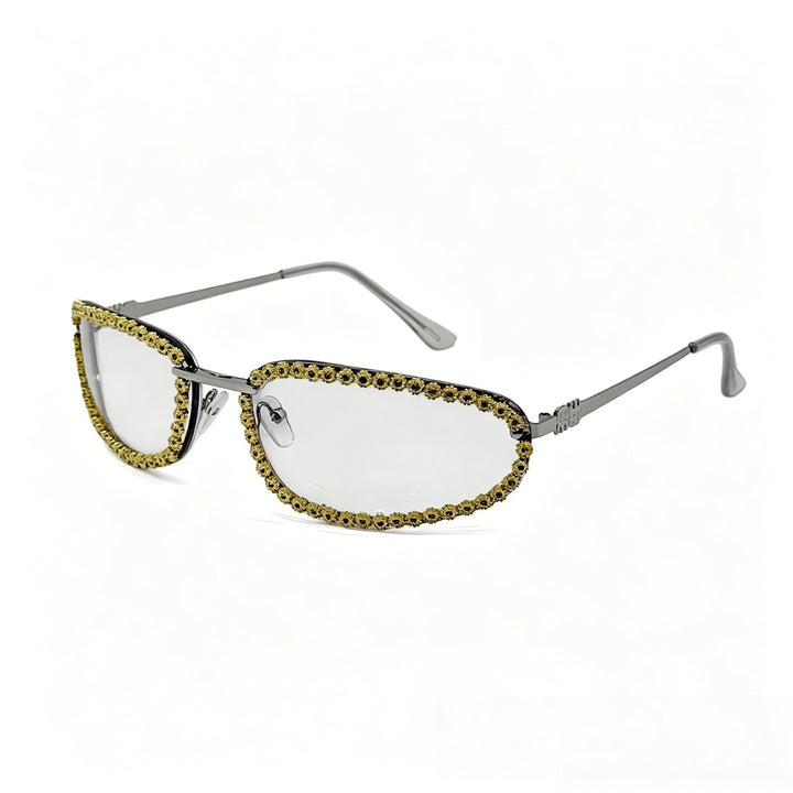 Ladies fashionable sunglasses with sparkling stone embellishment Stornfield