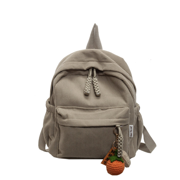 Corduroy Casual Mini School Backpack Stornfield