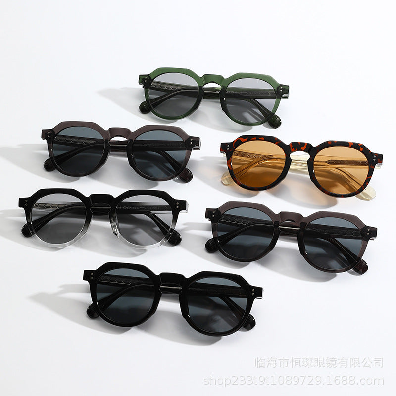 Ladies stylish sunglasses with unique octagonal frame Stornfield