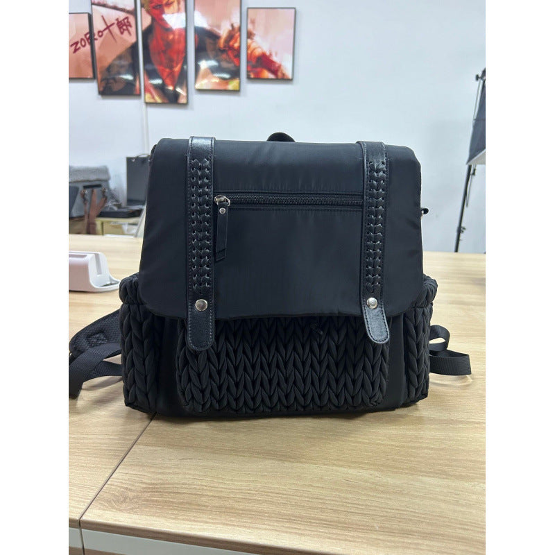Fashionable backpack with braided design Stornfield