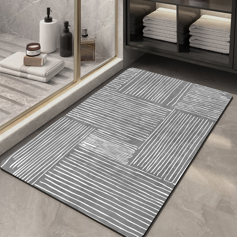 Geometric Pattern Soft Bath Mat Stornfield