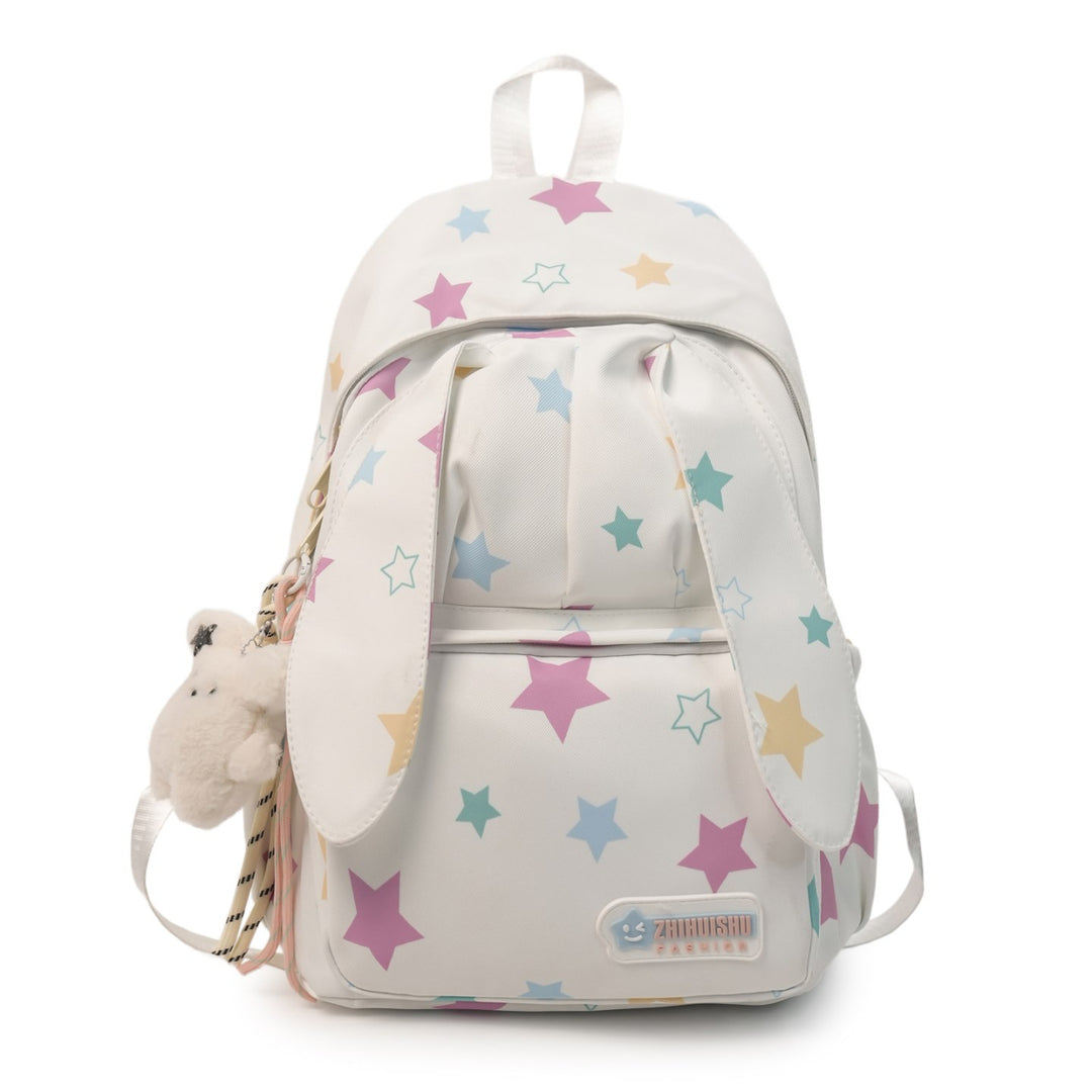 Cute Animal Ears Star Print School Backpack Stornfield