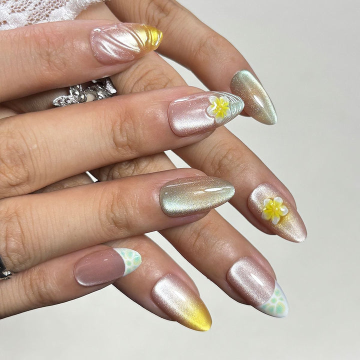 Floral Art Press-On Nail Tips Stornfield