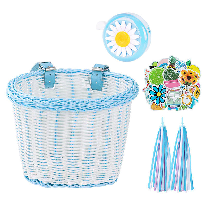 Decorative Woven Bicycle Storage Basket Stornfield