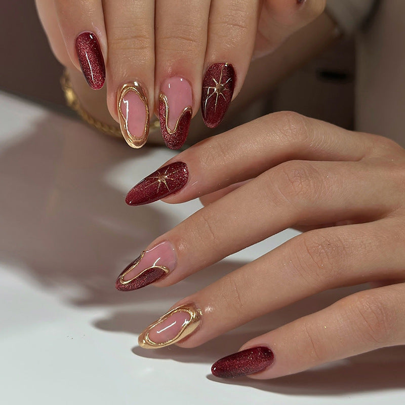 Artificial Nail Design Set with Luxurious Glamour Stornfield