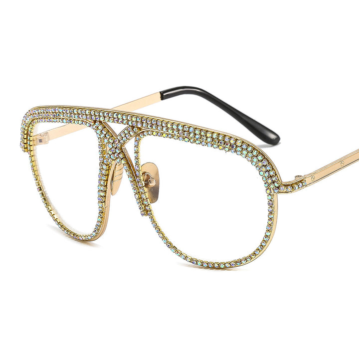 Ladies elegant sunglasses with glittering frame and gradient lenses Stornfield
