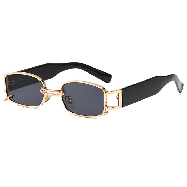 Women fashion rectangular sunglasses with exclusive metal frame Stornfield
