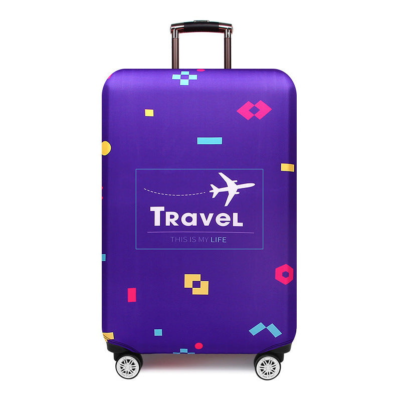 Women's Hard Shell Travel Suitcase with Creative Fish Design Stornfield