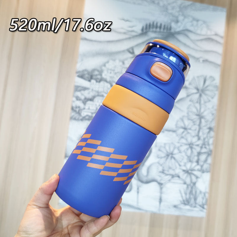 Women's BPA-free water bottle with innovative safety closure Stornfield